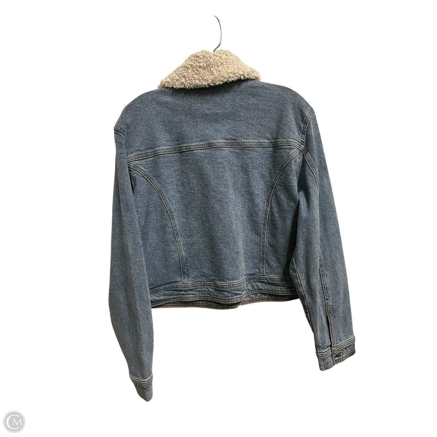 Jacket Denim By Celebrity Pink In Blue Denim, Size: L