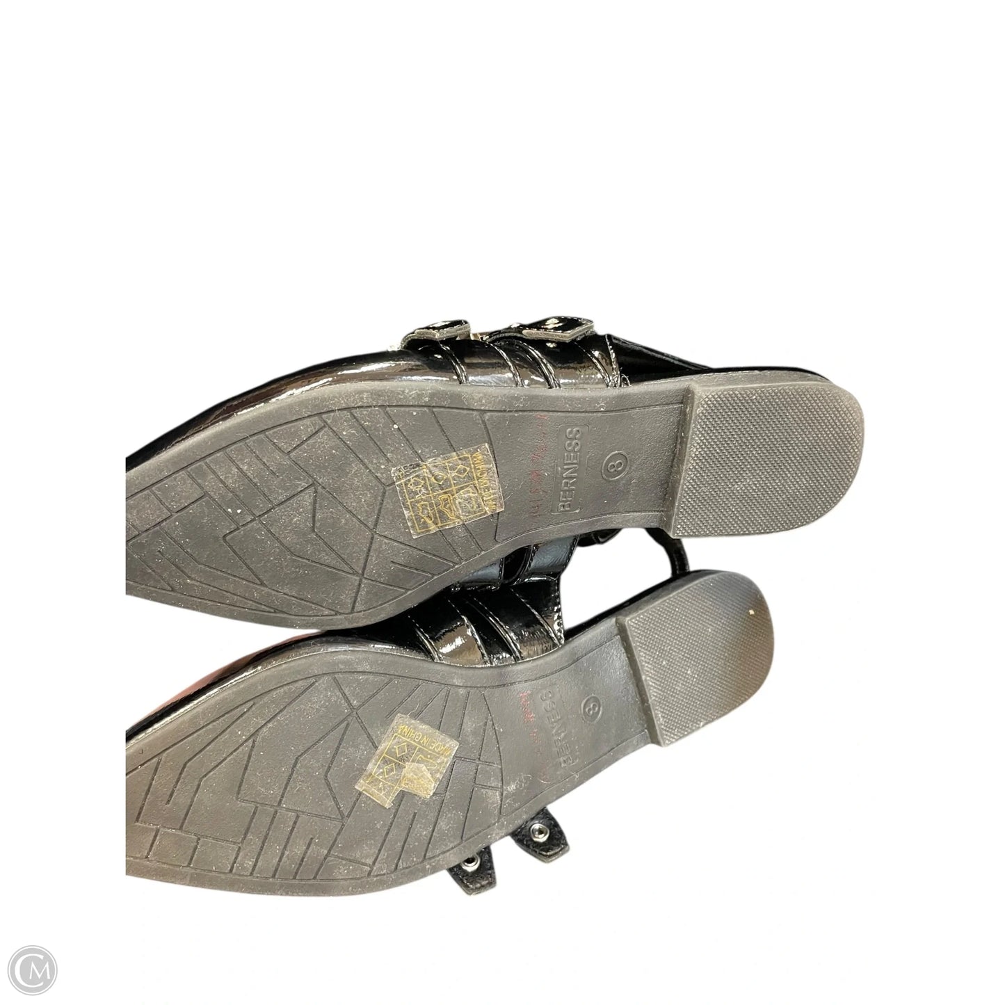 Shoes Flats By Clothes Mentor In Black, Size: 8