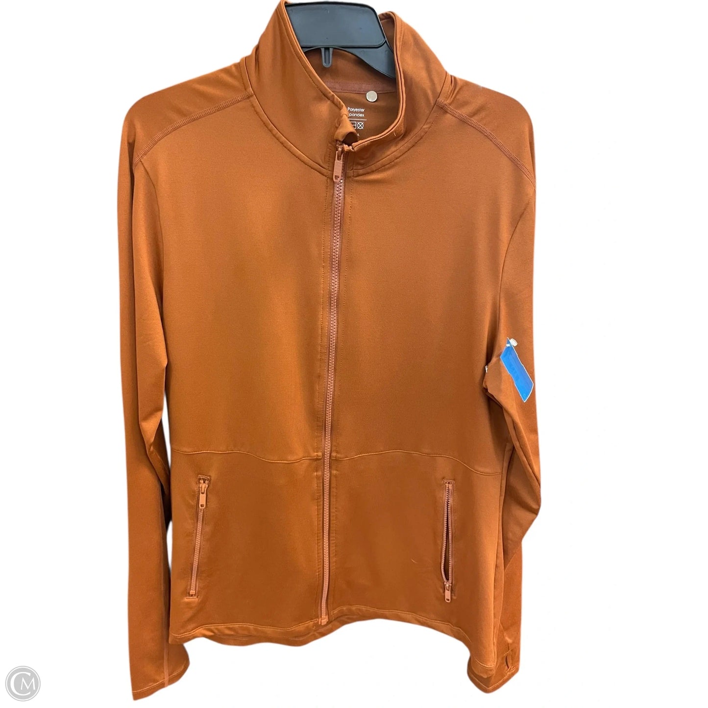 Athletic Jacket By Clothes Mentor In Brown, Size: 2x