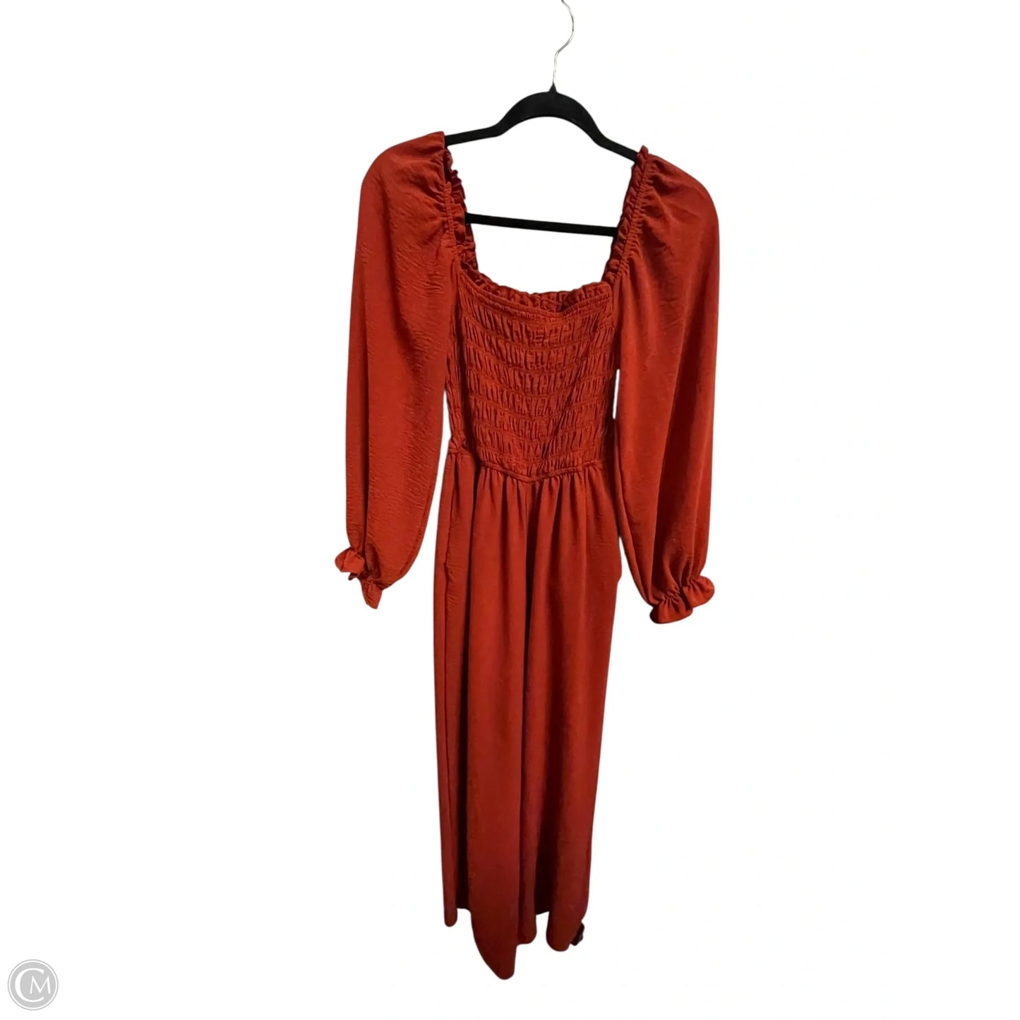 Dress Casual Maxi By Francesca's In Orange, Size: Xs