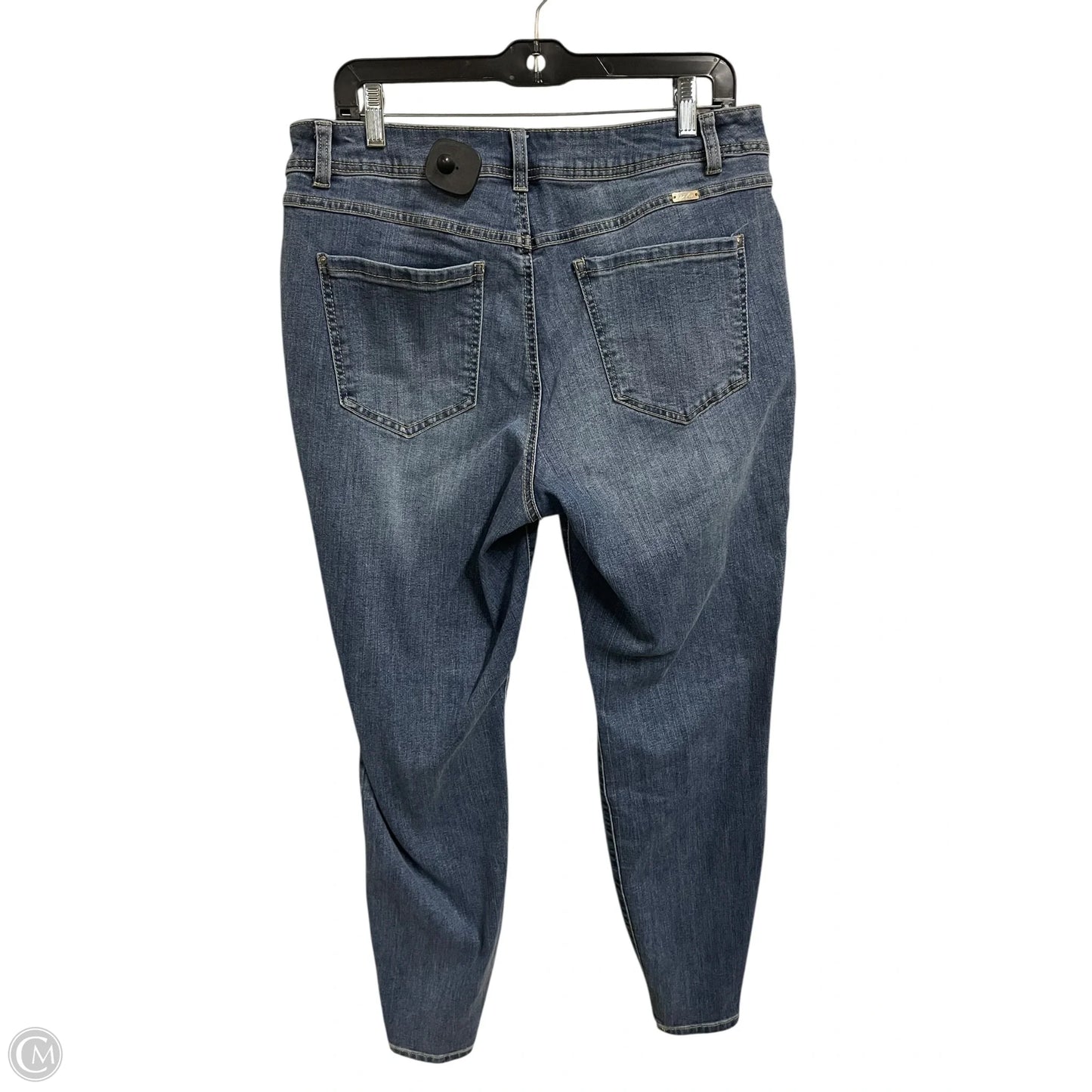 Jeans Straight By Cato In Black, Size: 14