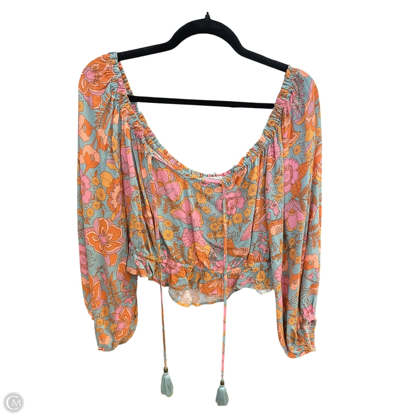 Top Long Sleeve By Clothes Mentor In Floral Print, Size: Xl