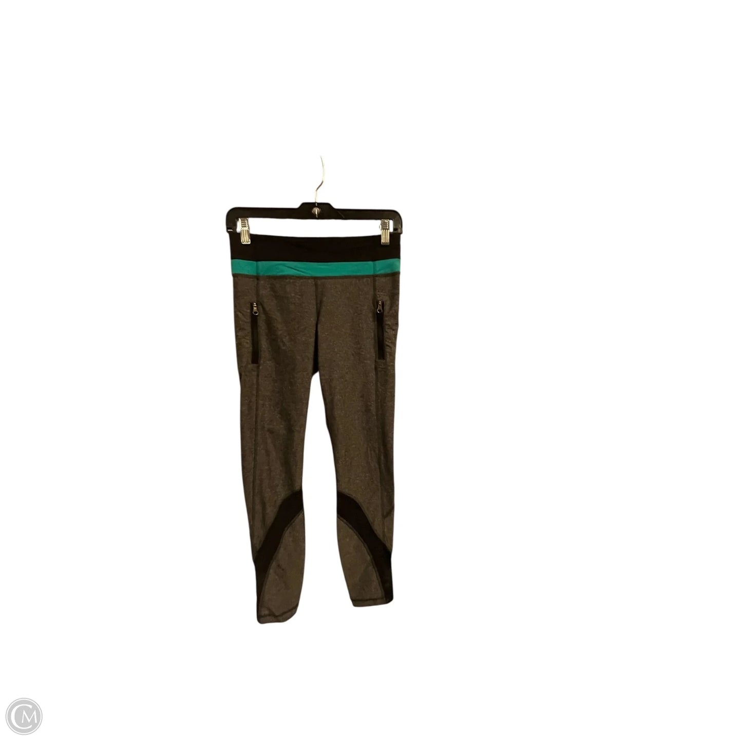 Athletic Leggings By Lululemon In Grey, Size: 4