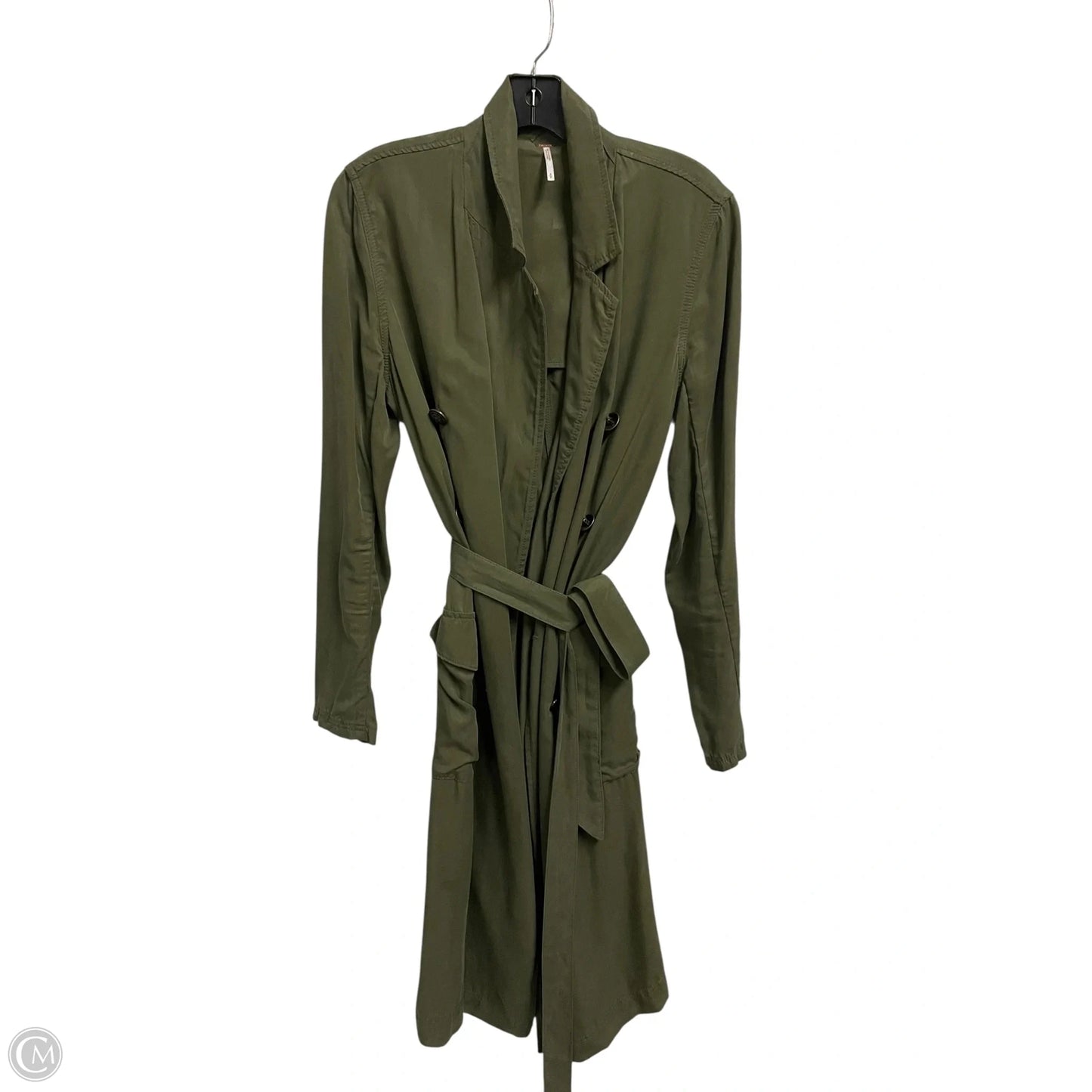 Coat Peacoat By Free People In Green, Size: S