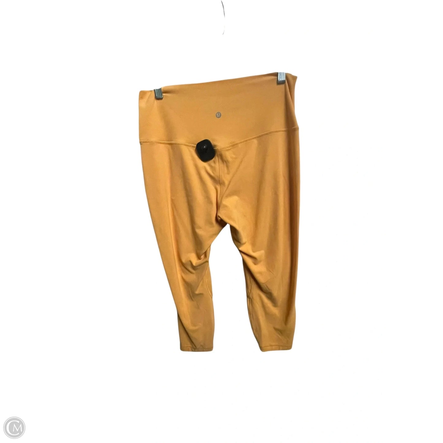 Athletic Leggings By Lululemon In Orange, Size: 12