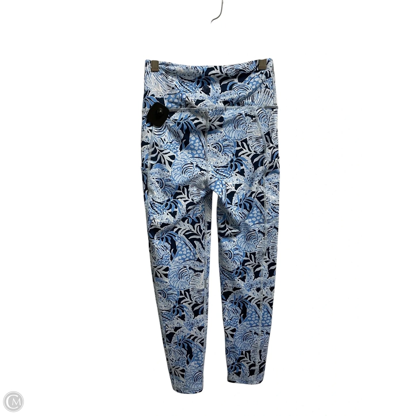 Tights Designer By Lilly Pulitzer In Blue & White, Size: Xs