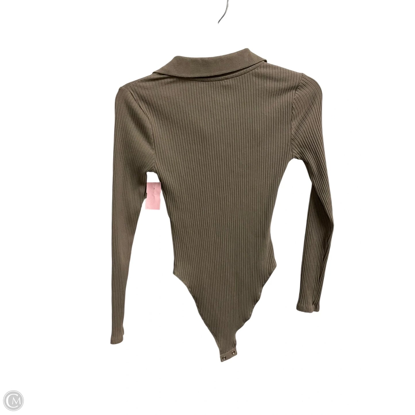 Top Long Sleeve By Zara In Brown, Size: M