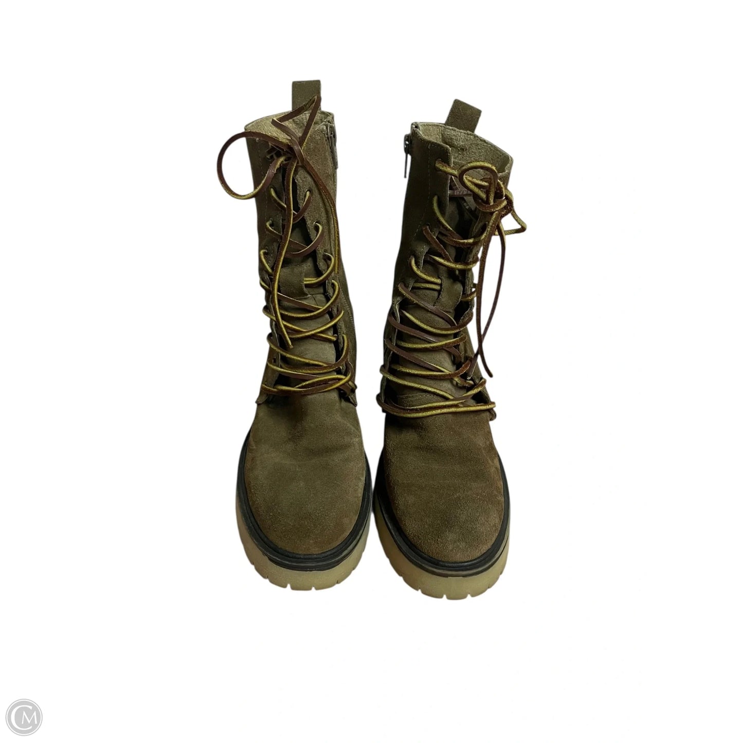 Boots Ankle Heels By Free People In Brown, Size: 6.5