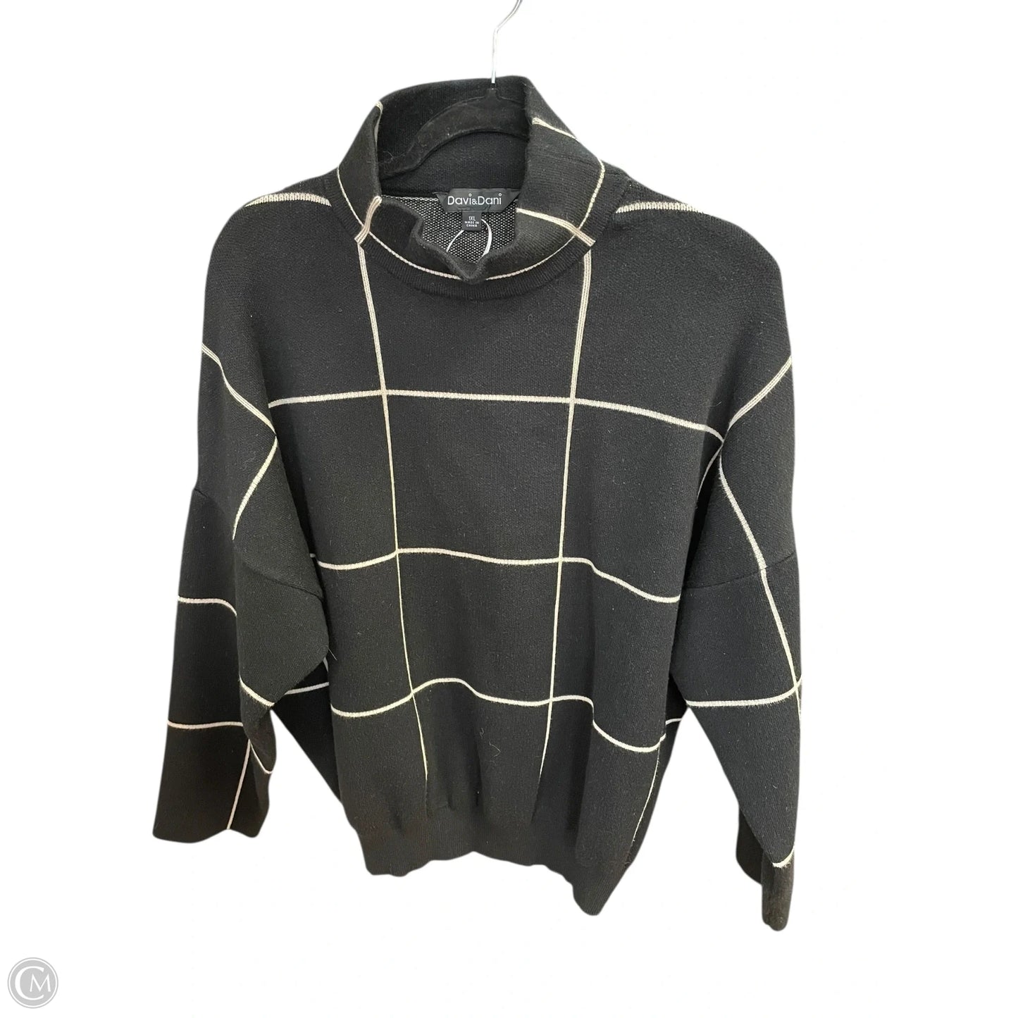 Sweater By Davi & Dani In Black, Size: 1x