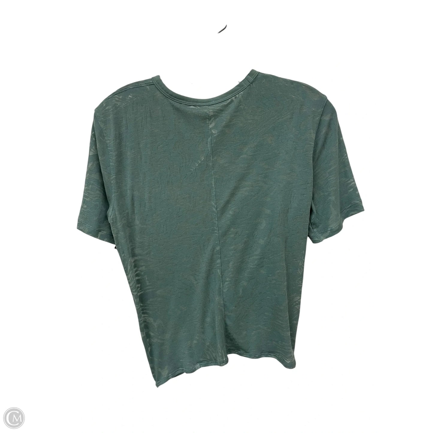 Athletic Top Short Sleeve By Lululemon In Blue, Size: 2