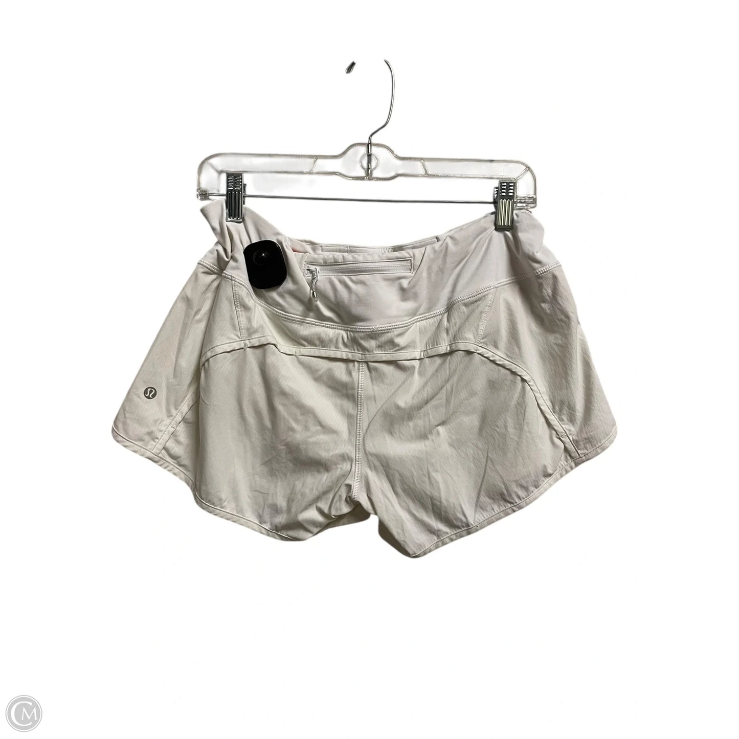 Athletic Shorts By Lululemon In White, Size: 8