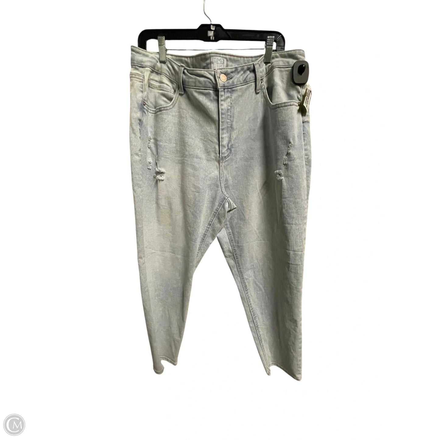 Jeans Skinny By Time And Tru In Blue, Size: 18