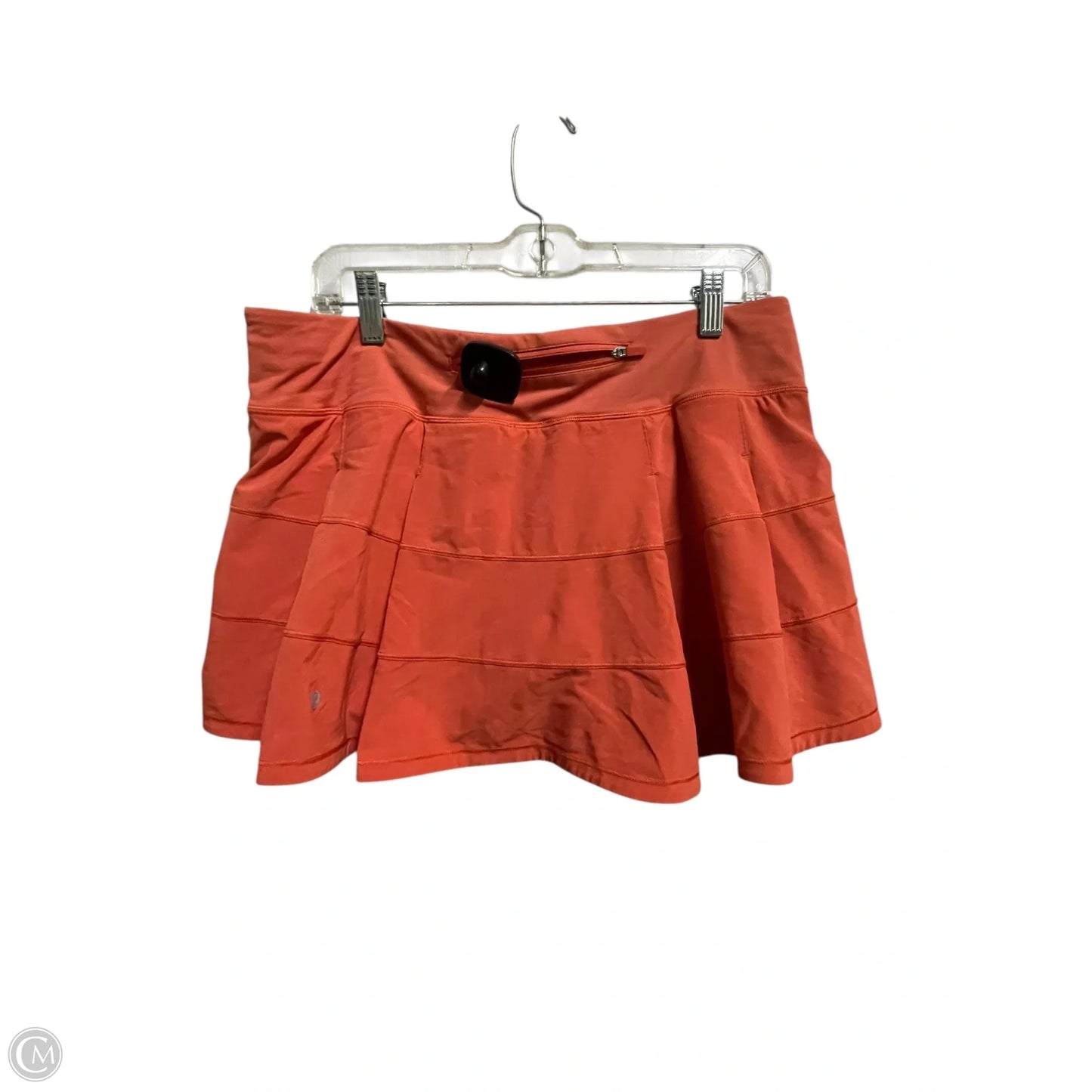 Athletic Skirt By Lululemon In Orange, Size: 10