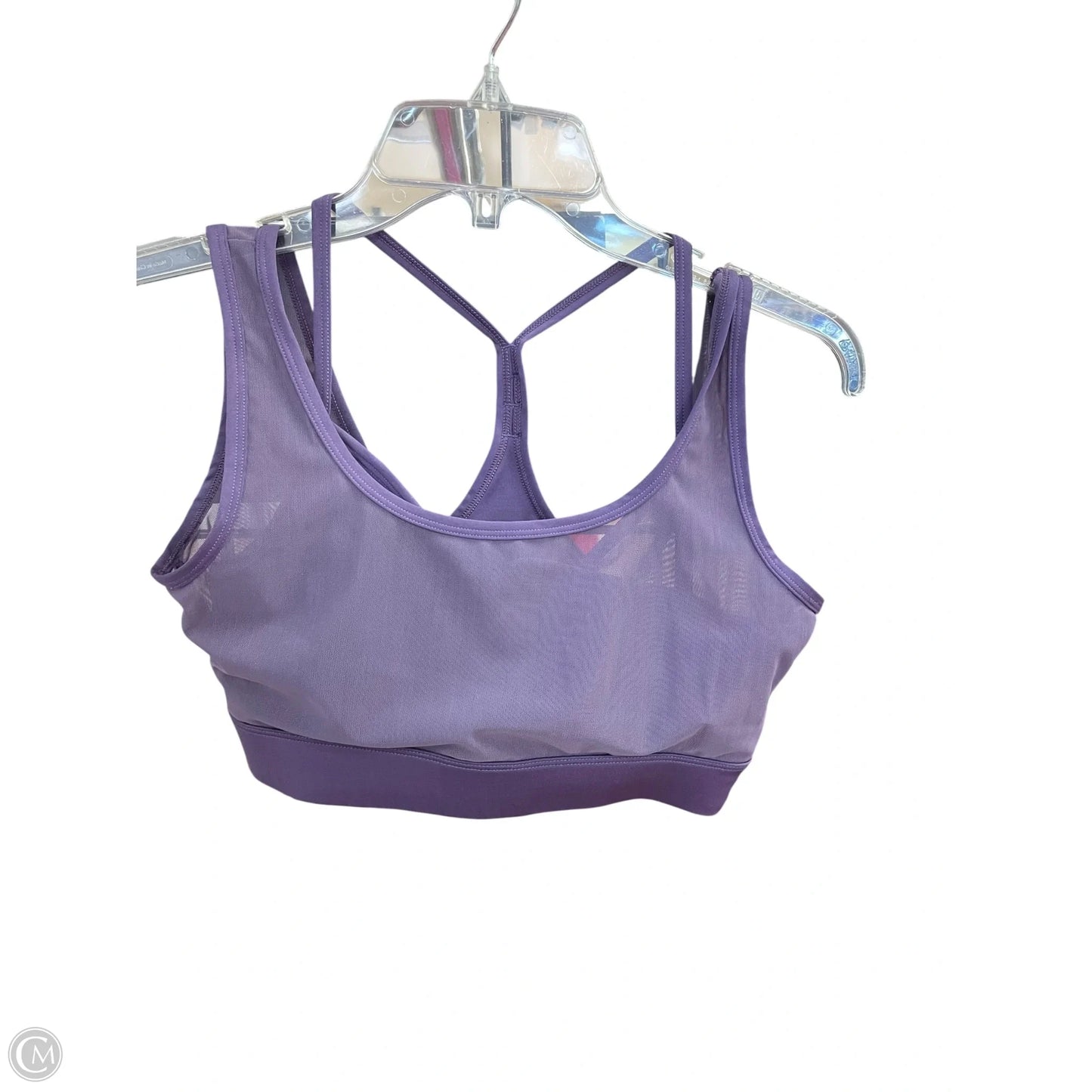 Athletic Bra By Clothes Mentor In Purple, Size: Xl