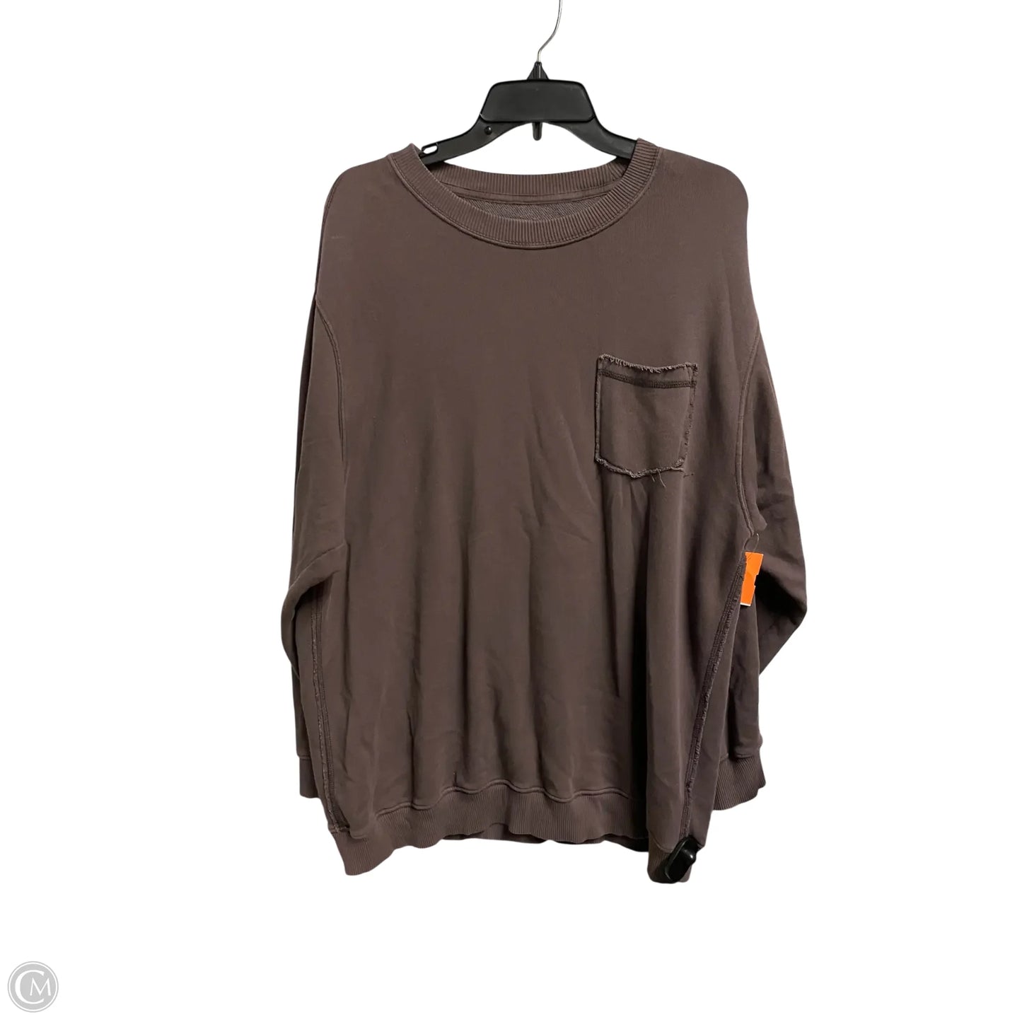 Sweatshirt Crewneck By Aerie In Brown, Size: M