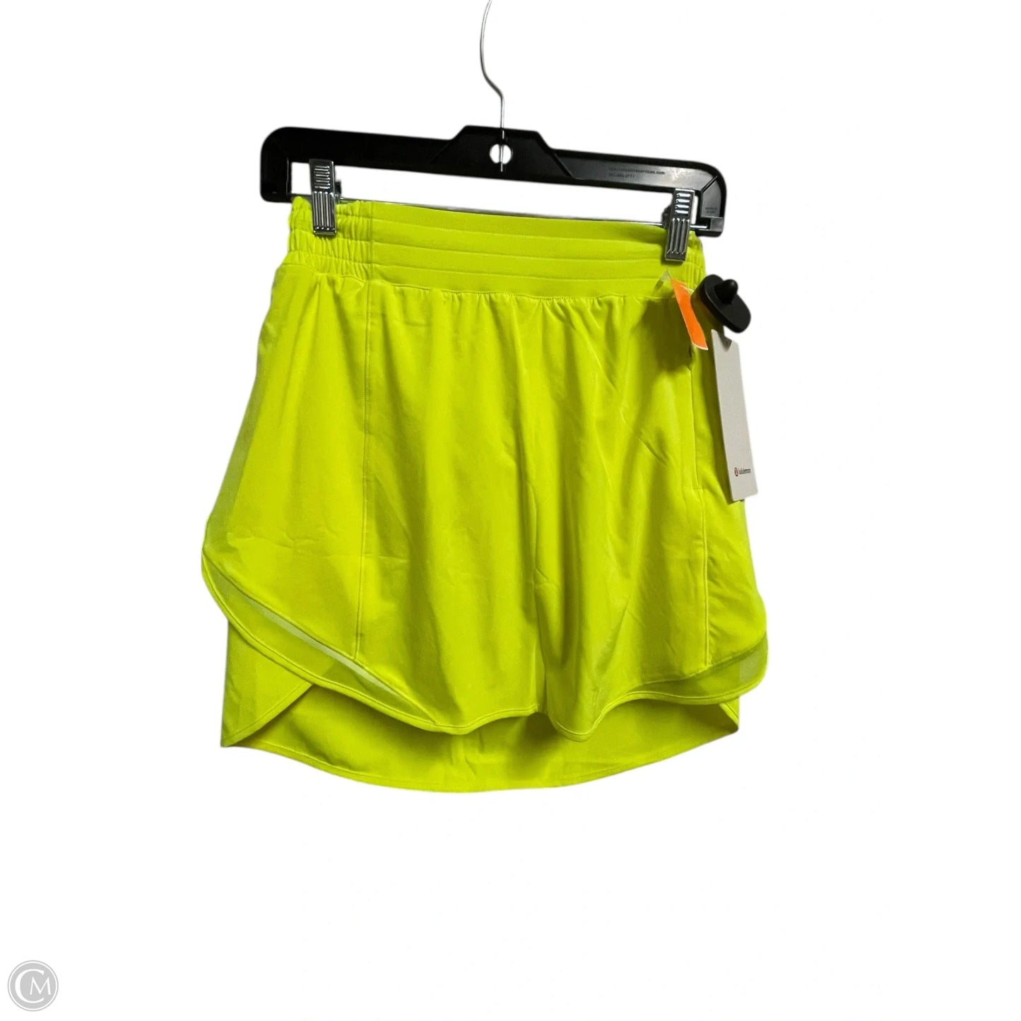 Athletic Shorts By Lululemon In Yellow, Size: 6