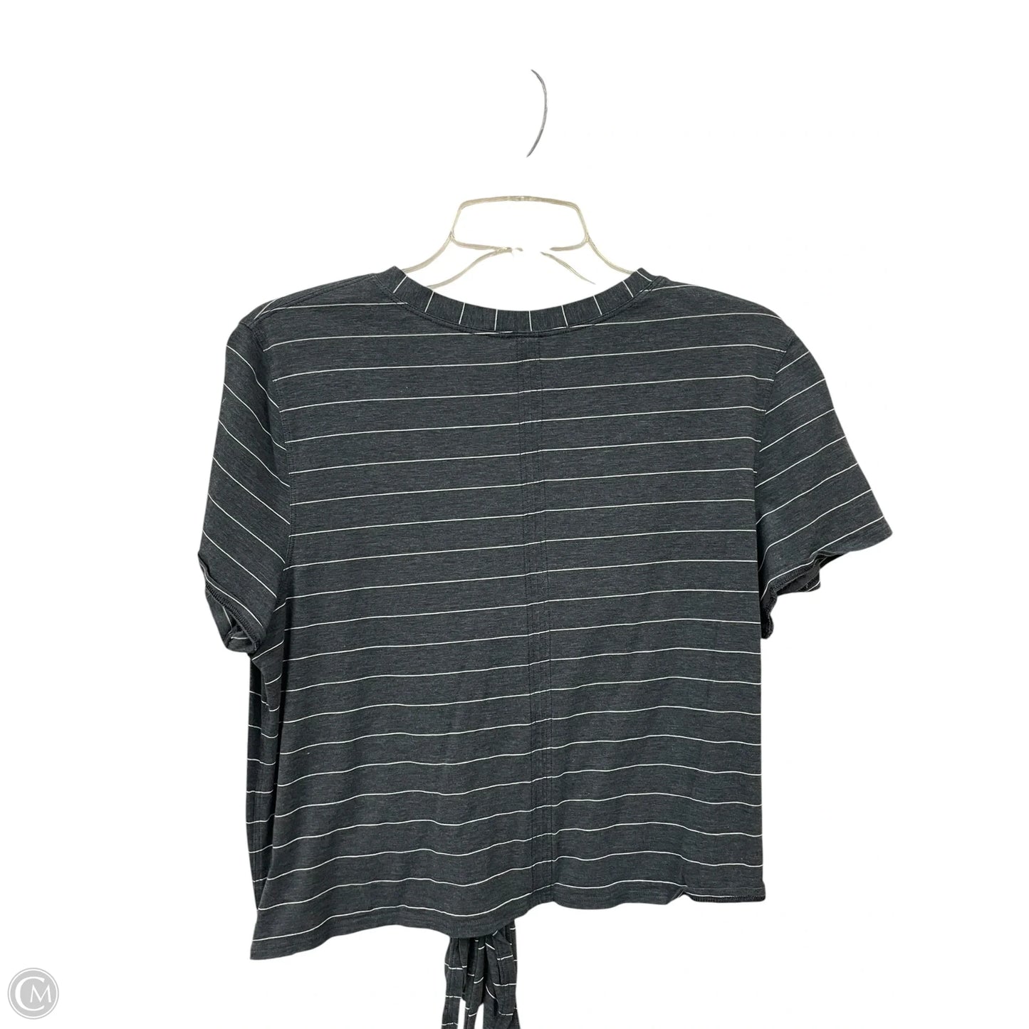 Top Short Sleeve By Lululemon In Grey, Size: S