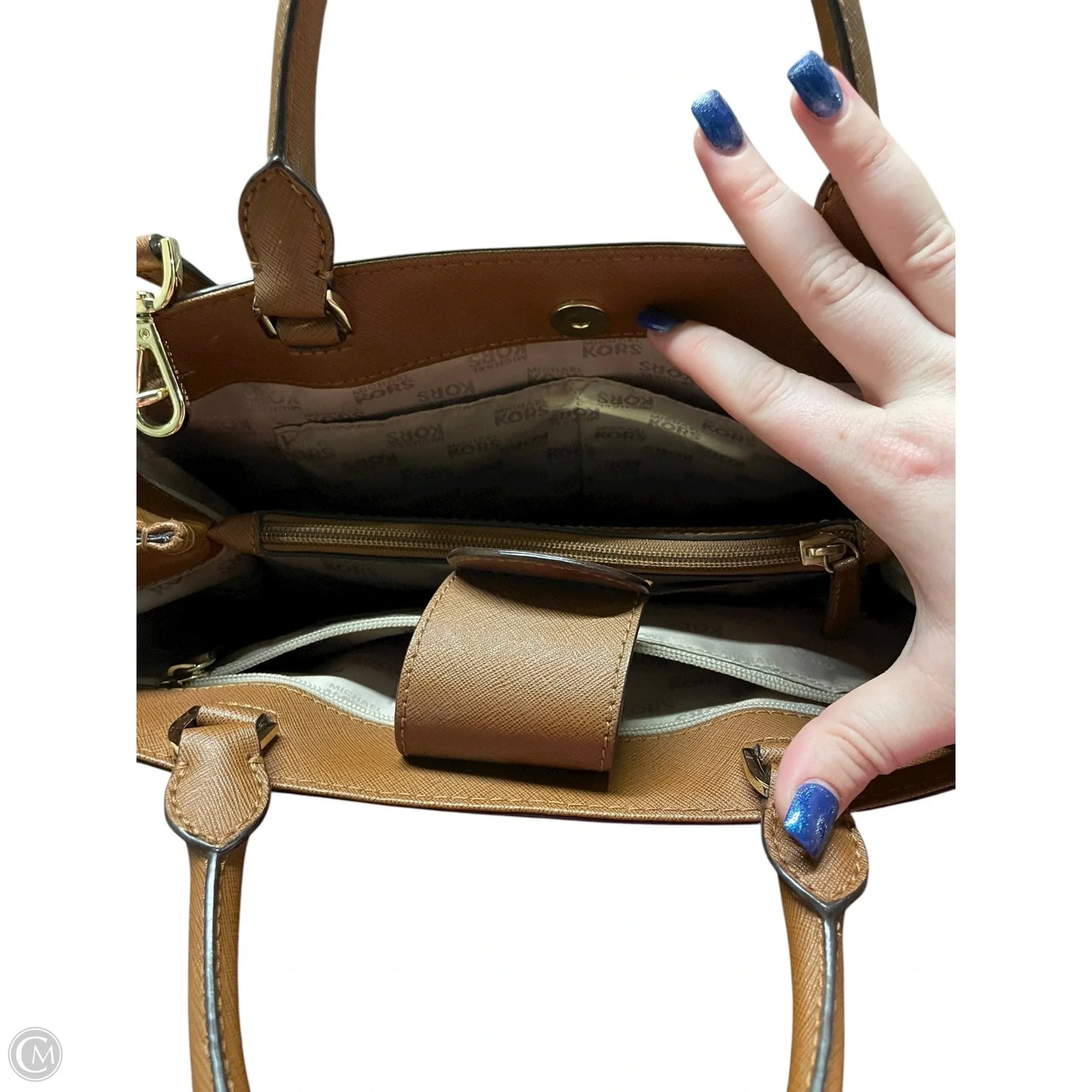 Handbag Designer By Michael Kors, Size: Medium