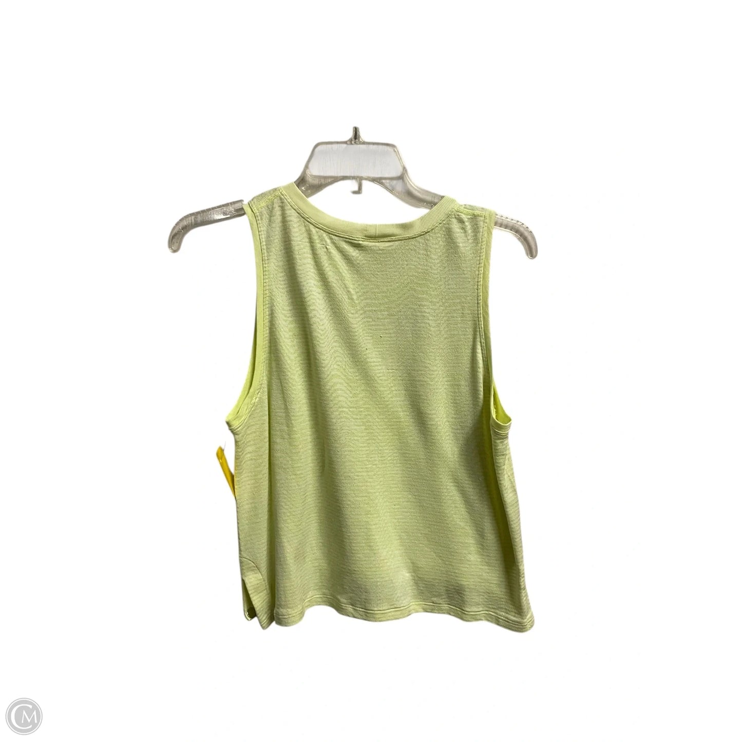 Athletic Tank Top By Lululemon In Yellow, Size: 6