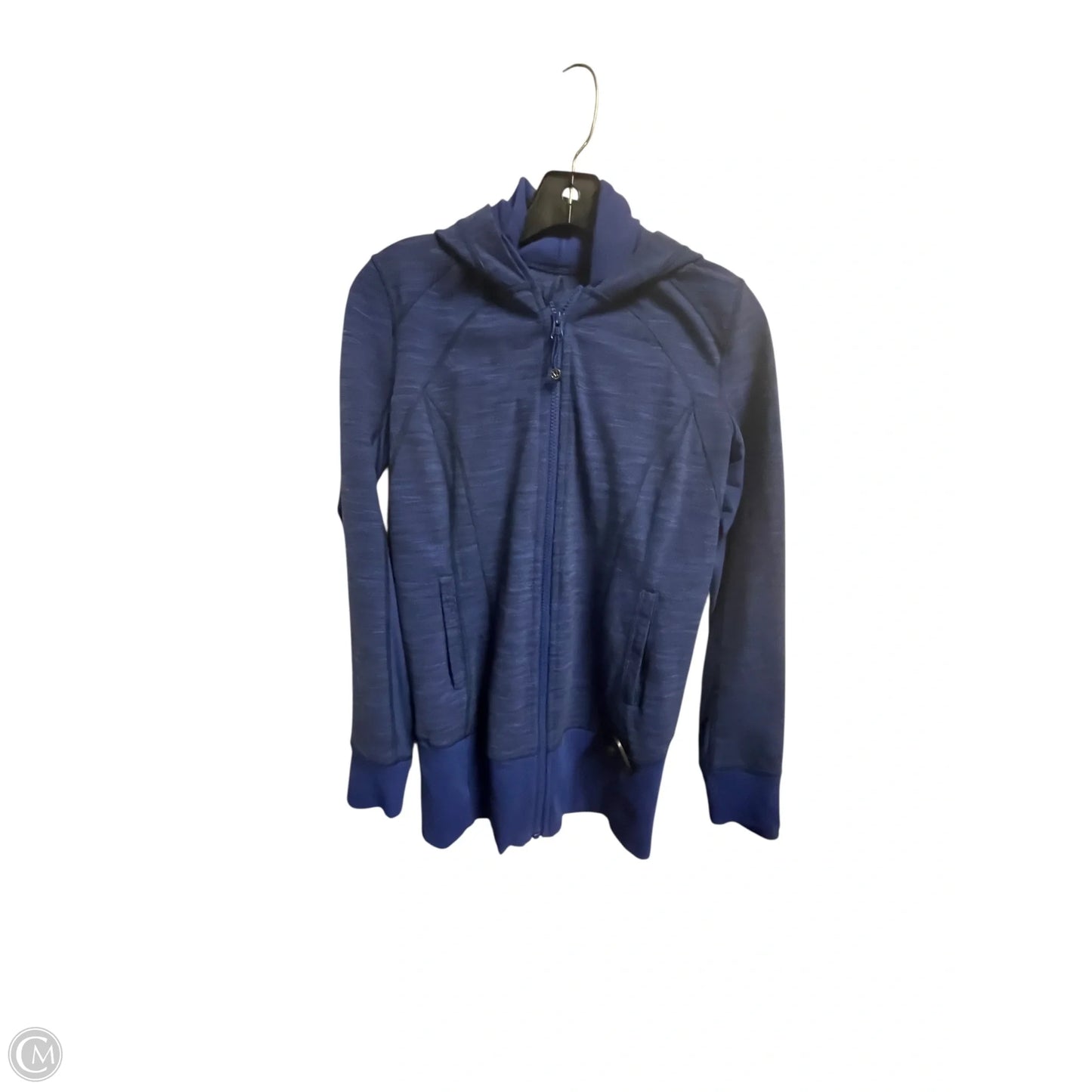 Athletic Jacket By Lululemon In Blue, Size: 6