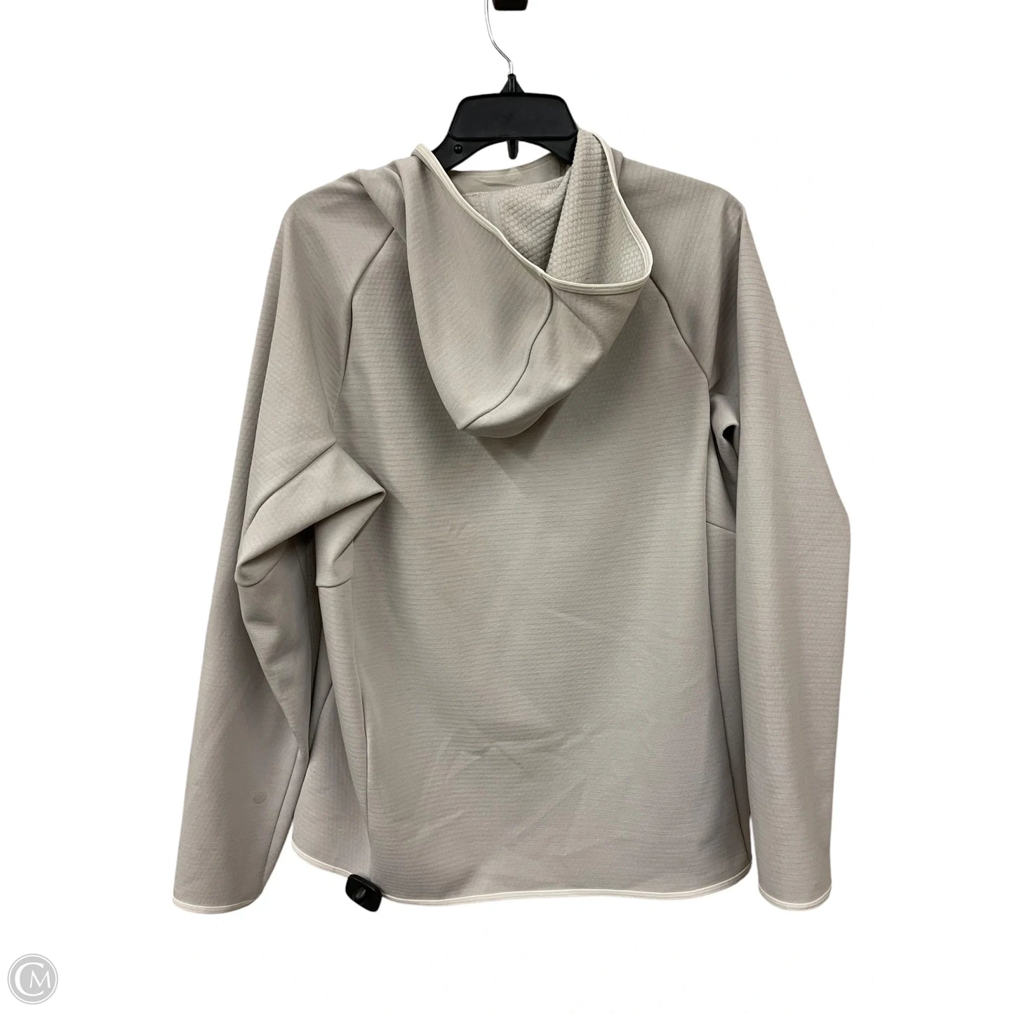 Sweatshirt Hoodie By Lululemon In Beige, Size: M