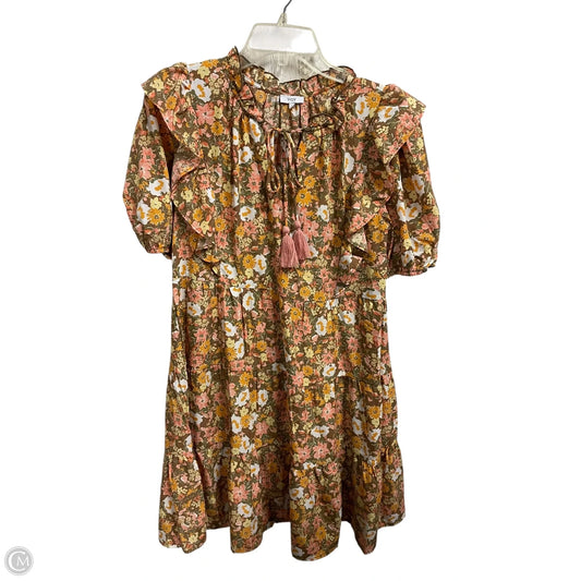 Dress Casual Midi By Clothes Mentor In Multi-colored, Size: S