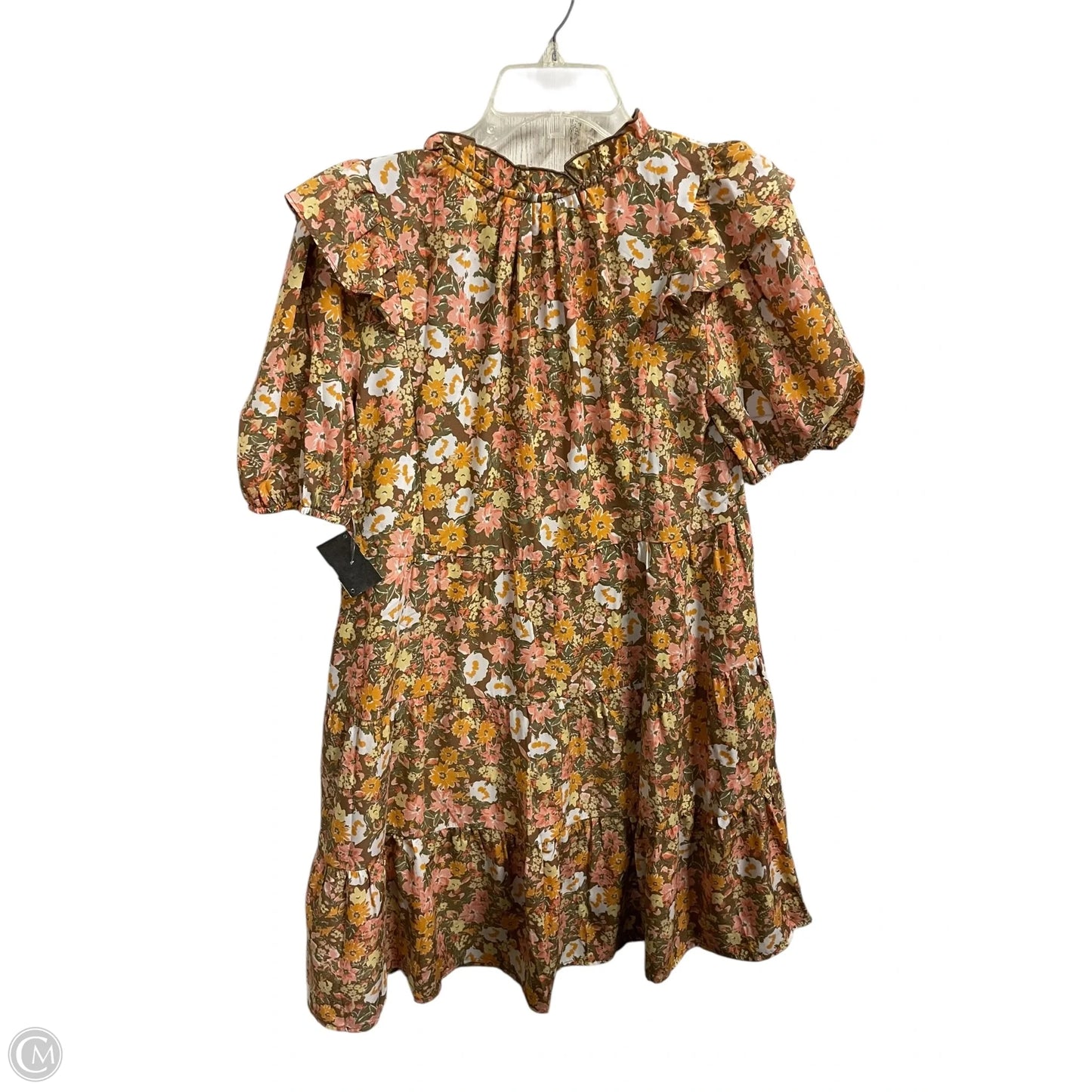 Dress Casual Midi By Clothes Mentor In Multi-colored, Size: S