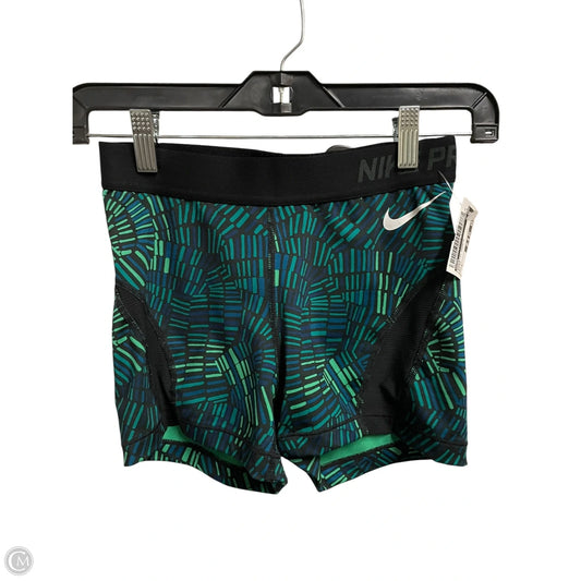 Athletic Shorts By Nike In Green, Size: S