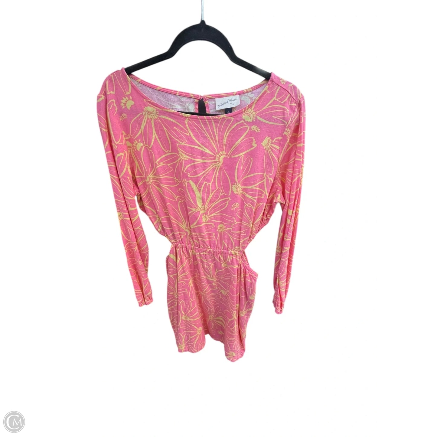 Dress Casual Midi By Universal Thread In Pink, Size: L
