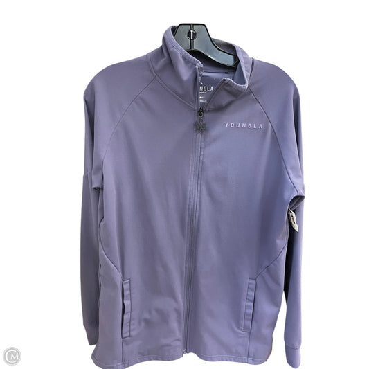 Athletic Jacket By Clothes Mentor In Purple, Size: S