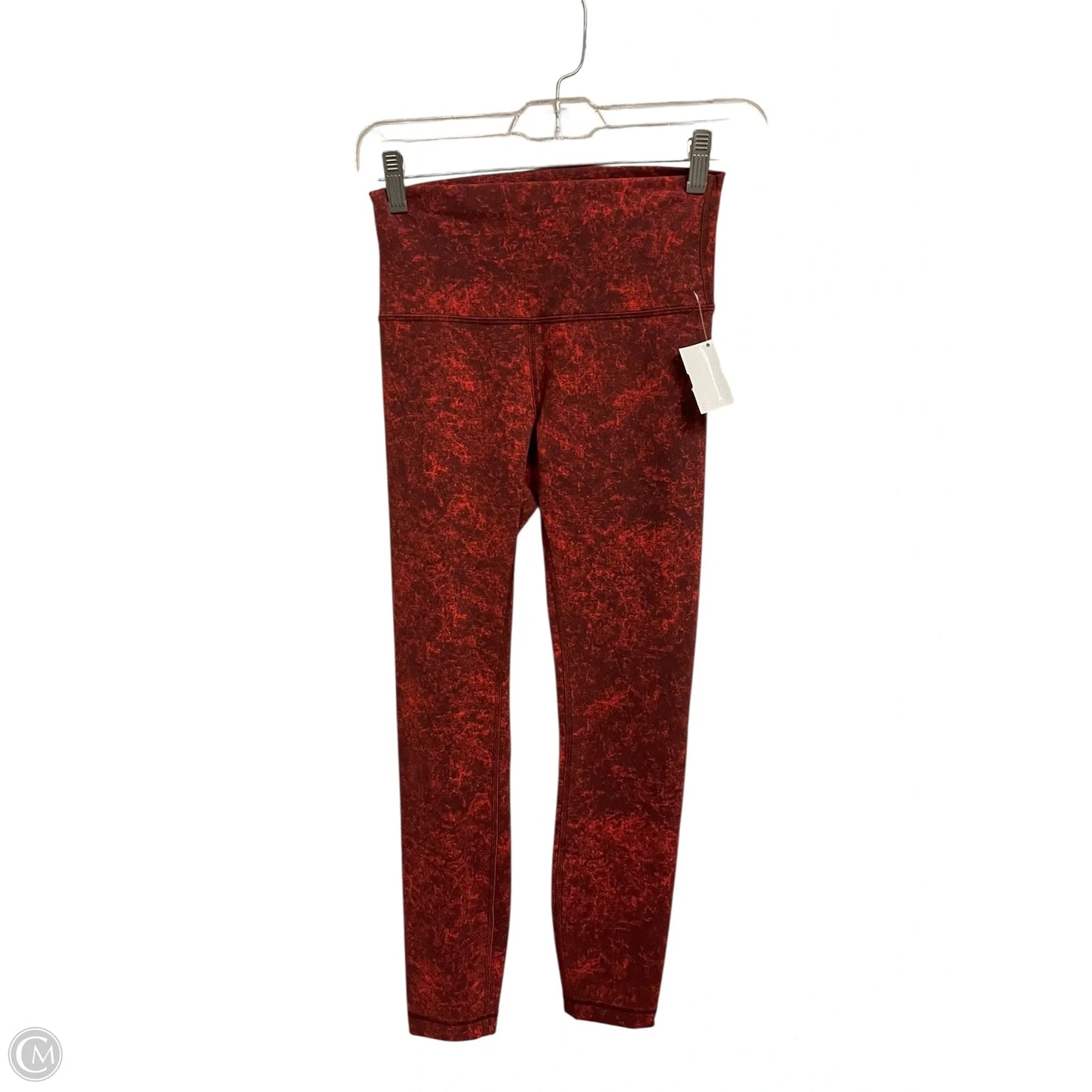 Athletic Leggings By Lululemon In Red, Size: 4