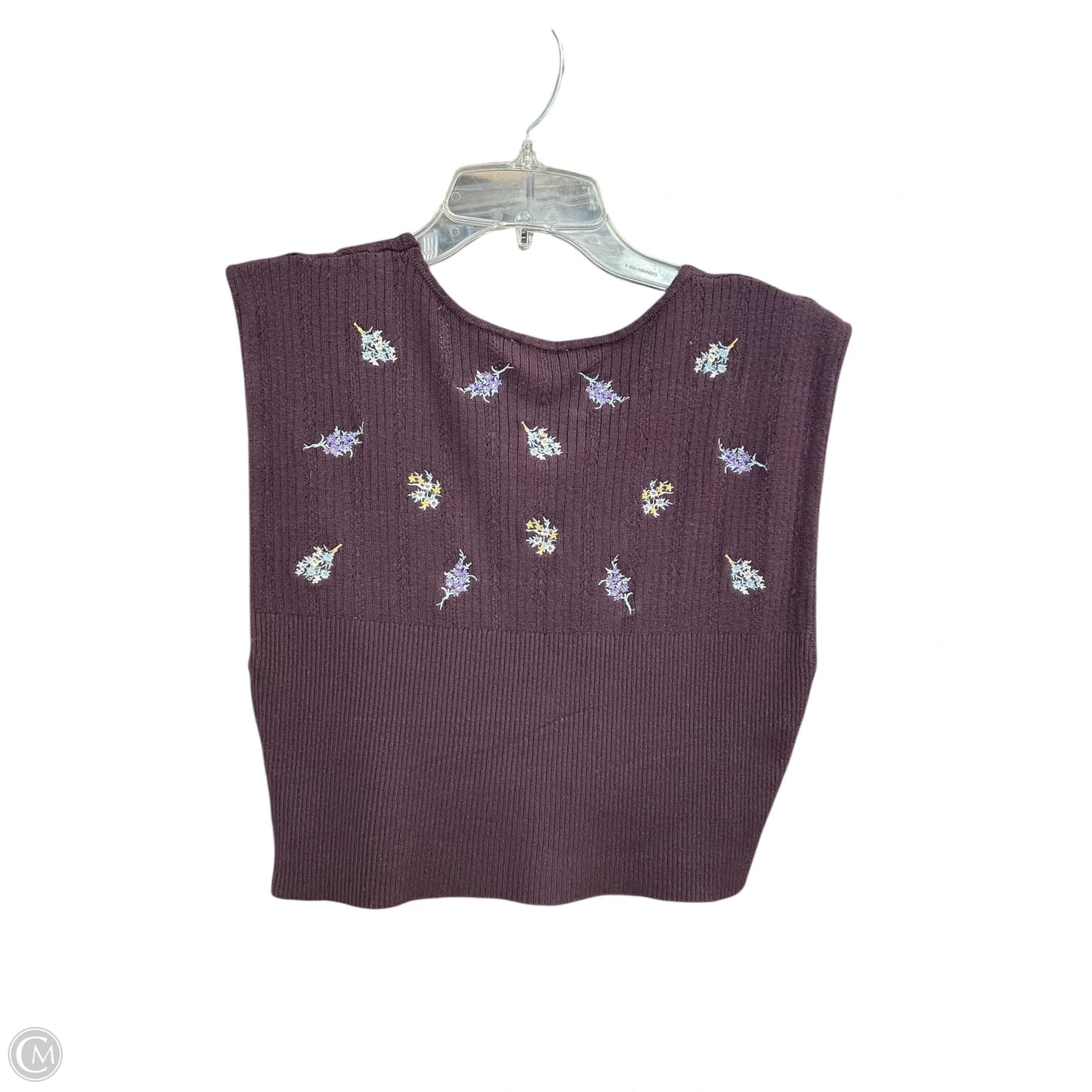 Top Sleeveless By Free People In Purple, Size: S