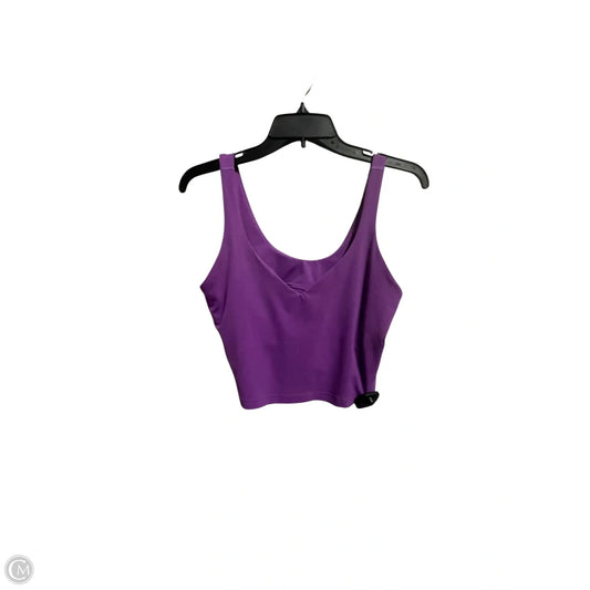 Athletic Bra By Lululemon In Purple, Size: 10