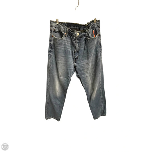 Jeans Straight By Levis In Blue Denim, Size: 22