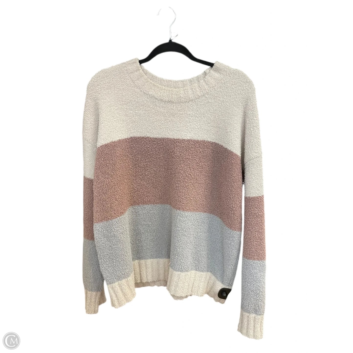 Sweater By Clothes Mentor In Cream, Size: L