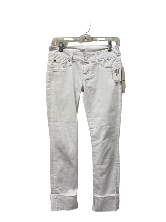 Capris By Hudson In White Denim, Size: 0