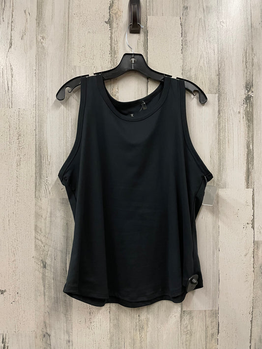 Black Athletic Tank Top Danskin Now, Size L