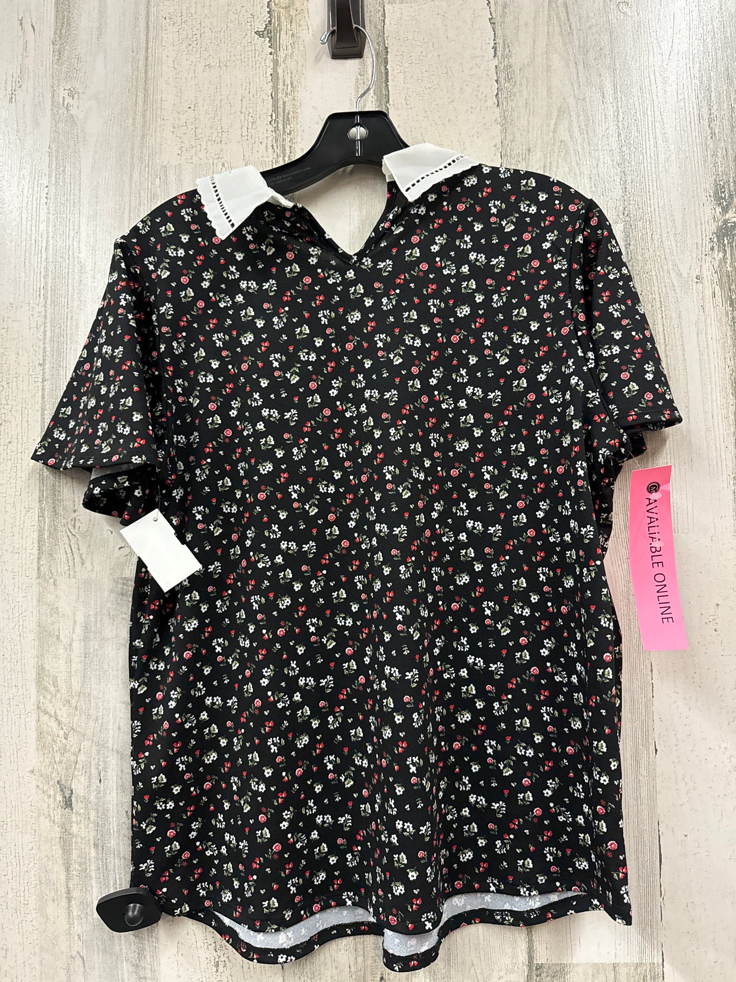 Black Top Short Sleeve Faith And Joy, Size M