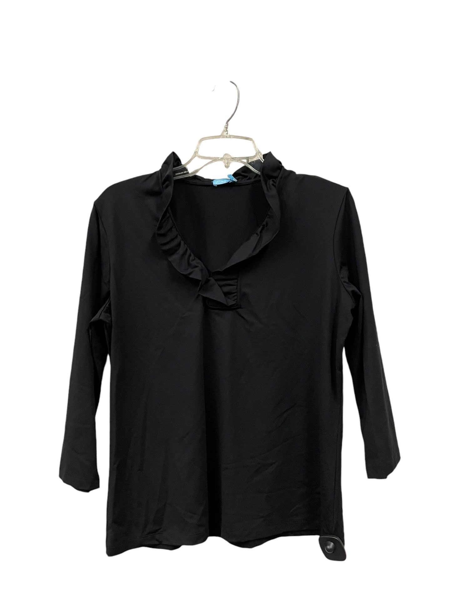 Top Long Sleeve By J Mclaughlin In Black, Size: Xl