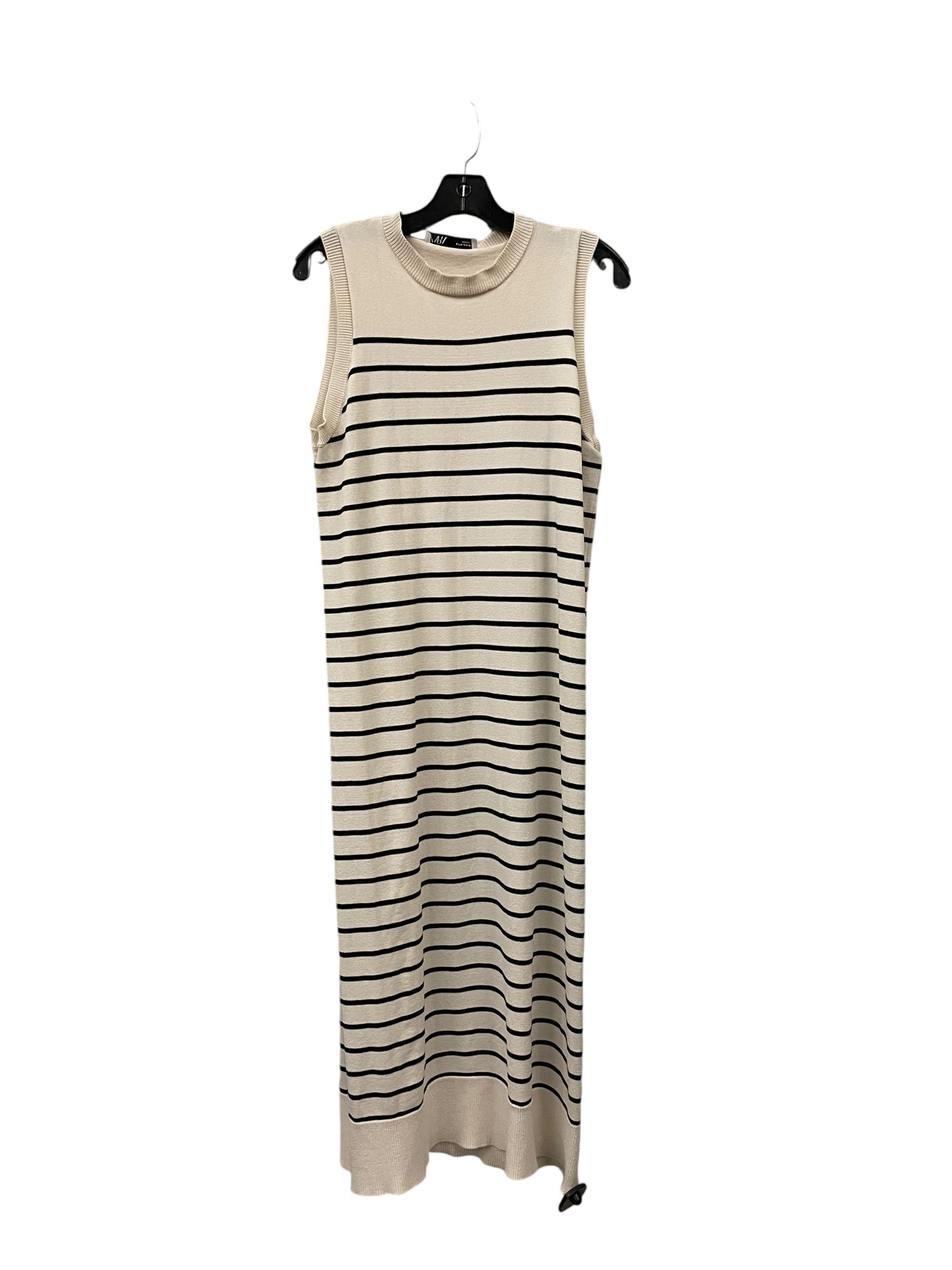 Dress Casual Maxi By Zara In Tan, Size: M