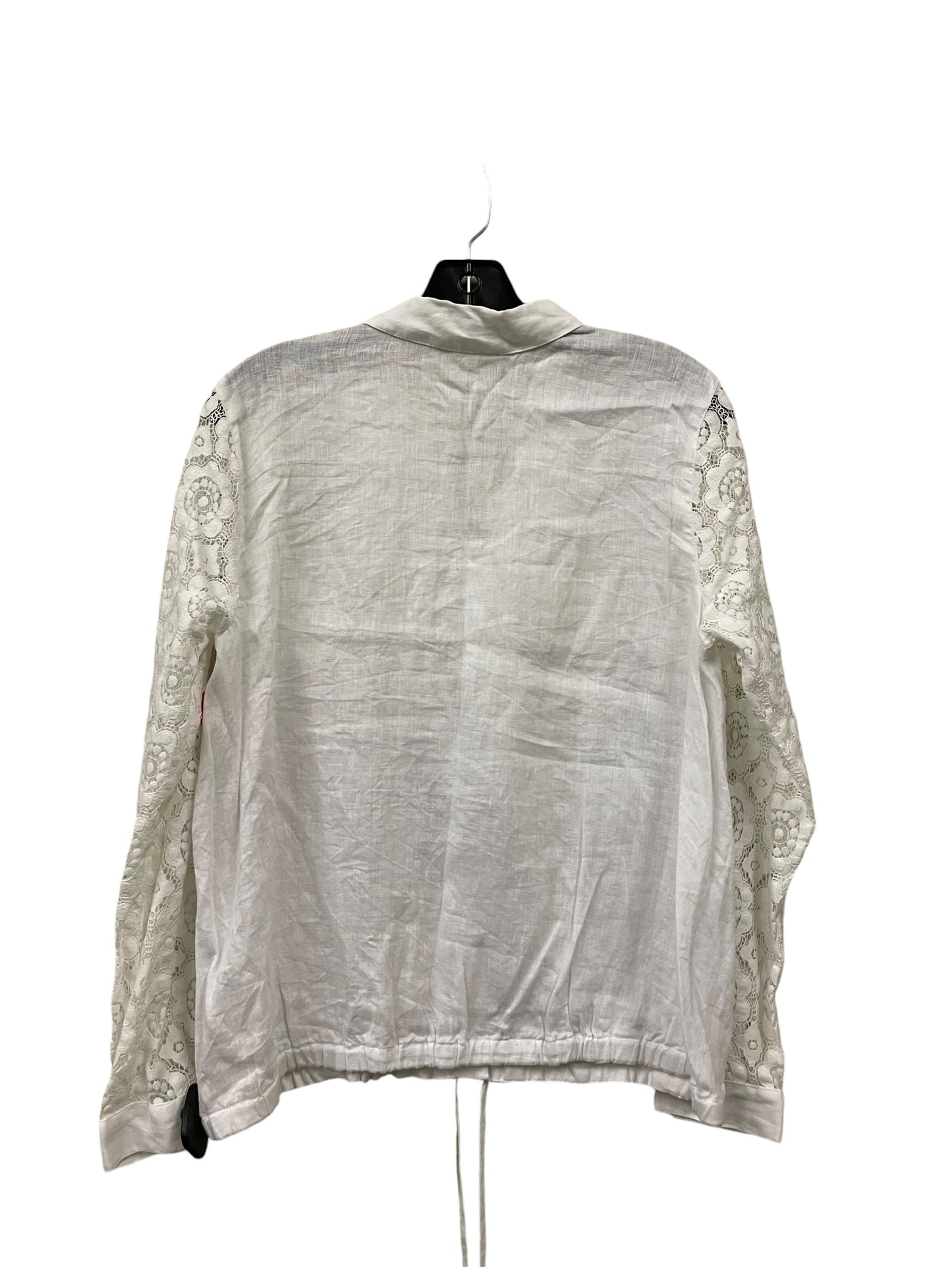 Top Long Sleeve By J. Jill In White, Size: S