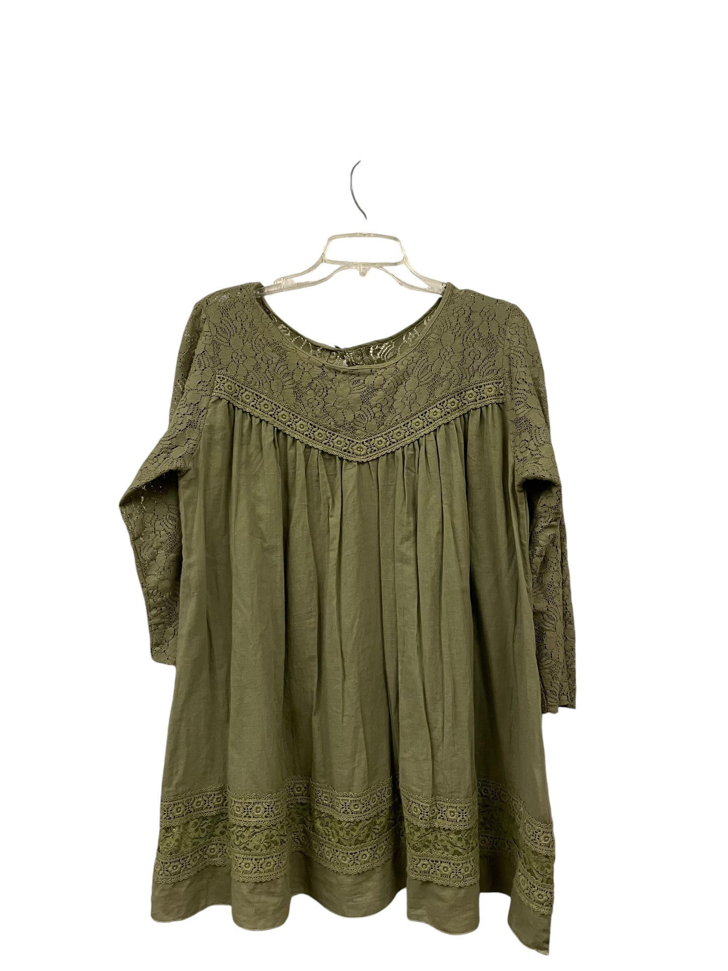 TOP LS    CLOTHES MENTOR in GREEN, Size: L