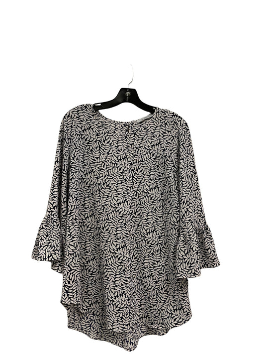 Top Long Sleeve By Ces Femme In Navy, Size: L