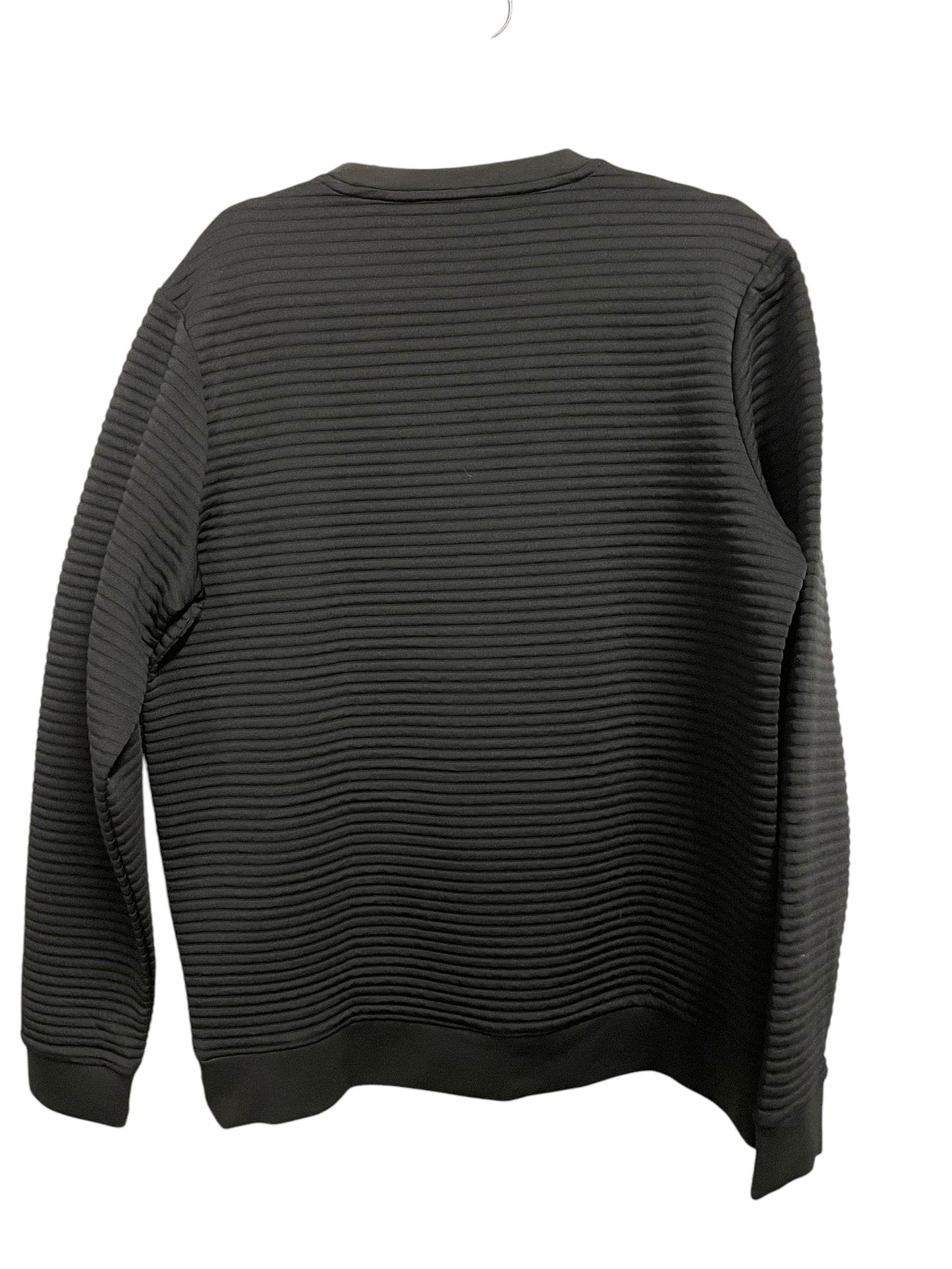 Athletic Sweatshirt Crewneck By Apana In Black, Size: L