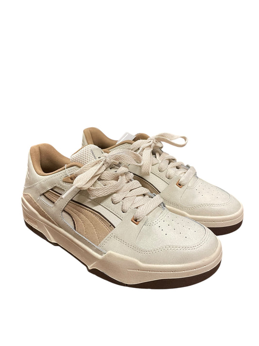 Shoes Sneakers By Puma In Tan, Size: 6.5