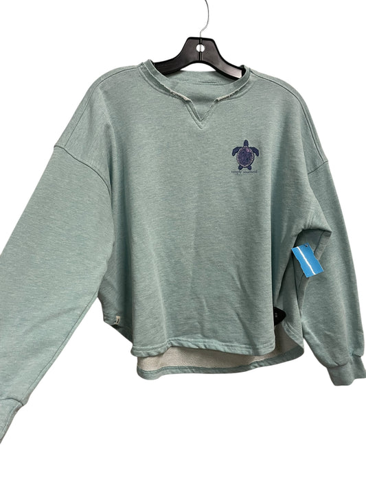 Sweatshirt Crewneck By Simply Southern In Blue, Size: L