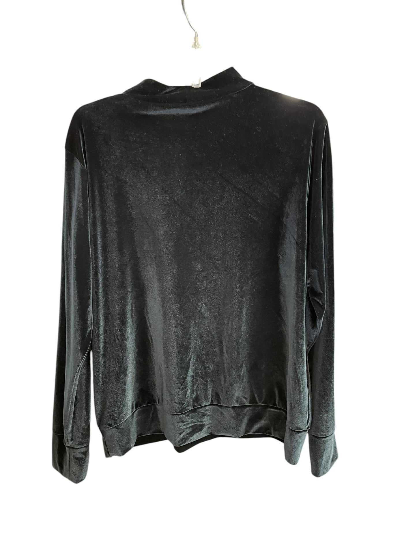 Athletic Top Long Sleeve Crewneck By Xersion In Black, Size: L