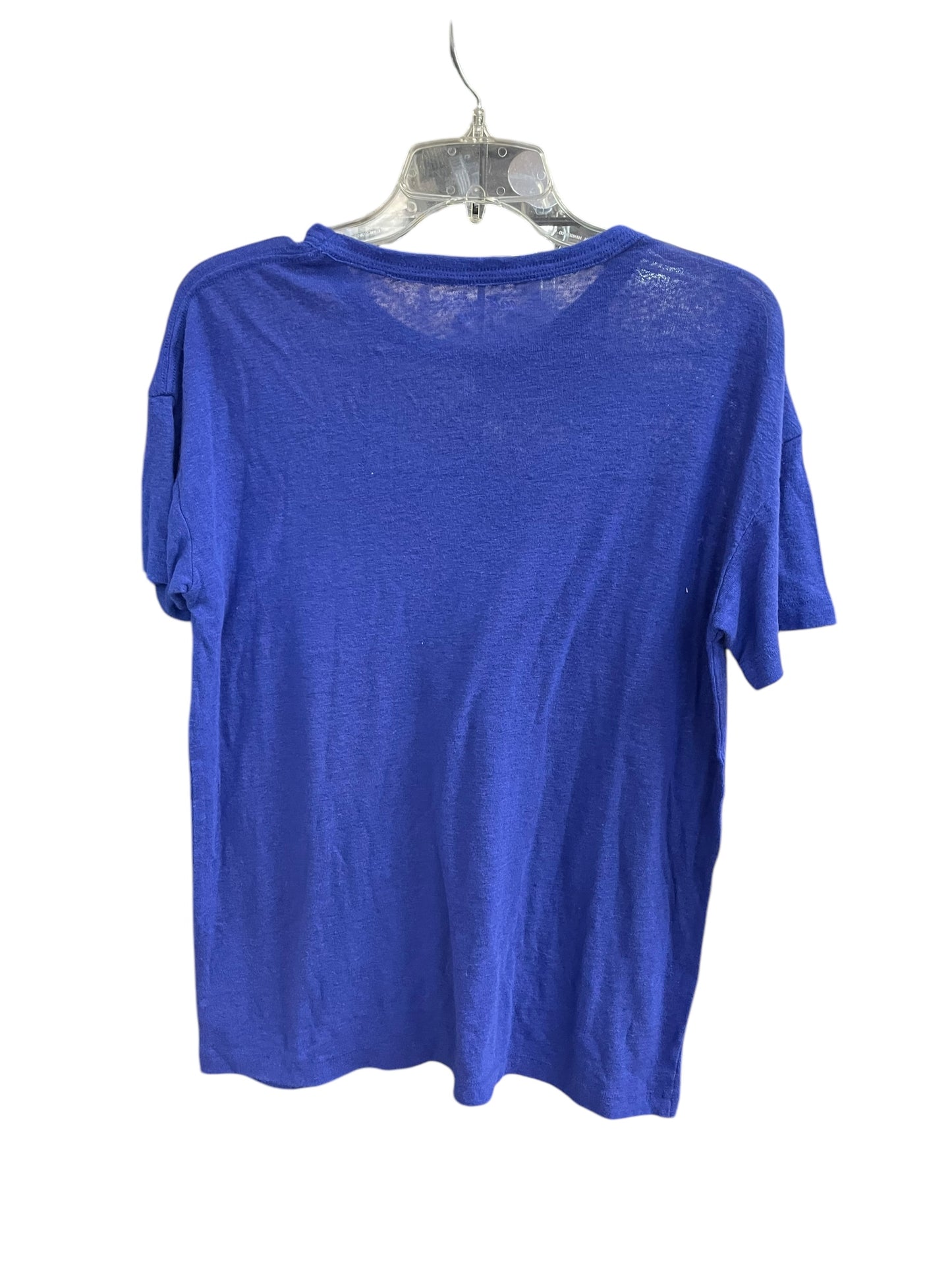 Top Short Sleeve Basic By Aerie In Blue, Size: Xs