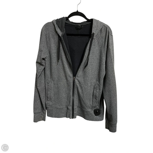 Athletic Jacket By Lululemon In Grey, Size: 8