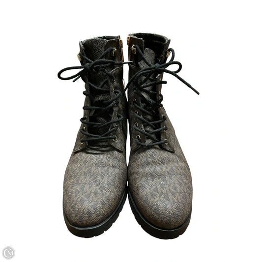 Boots Designer By Michael Kors In Brown, Size: 10